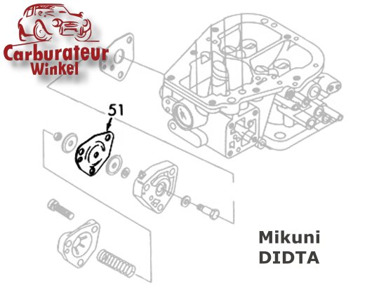 PM10729 Deellast Verrijkings Membraan Voor Mikuni DIDTA Carburateur